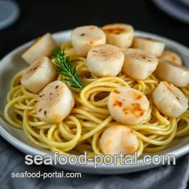 Lemon-Garlic Scallops & Pasta: An Easy Weeknight Treat! Recipe Card