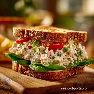 CopyCat Panera Tuna Salad Sandwich: The Ultra-Creamy, Easy Recipe Recipe Card