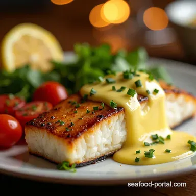 Pan Seared Red Sole with LemonCream Bistro Style at Home Recipe Card