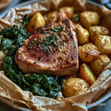 Parchment Packet Baked Tuna in 27 Min Recipe Card