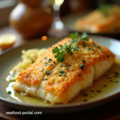 Parmesan Baked Fish A Crispy My Cheesy LemonHerb Secret Recipe Card