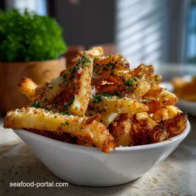Easy Delicious Parmesan Truffle Fries: Steakhouse Crispy Finish Recipe Card