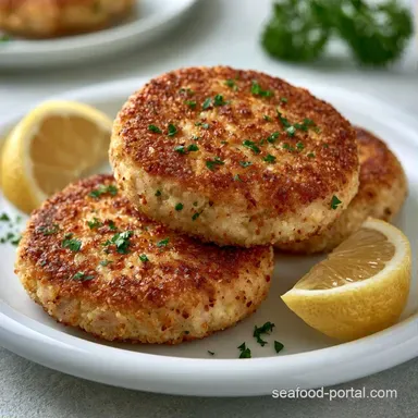 Parmesan Tuna Patties in 20 Minutes Recipe Card