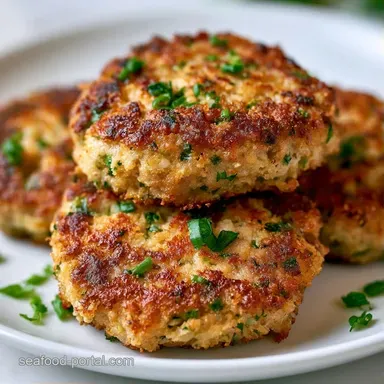 Parmesan Tuna Patties in 25 Minutes Recipe Card