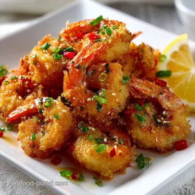 Peking Shrimp: Shatter Crisp Finish Recipe Card