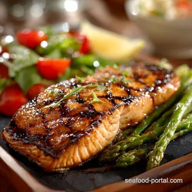 Grilled Salmon: The Best Way to Grill Flaky Fillets Recipe Card