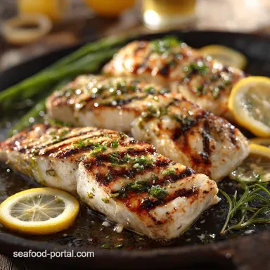 Grilled Fish: Lemon-Herb Steaks That Never Stick Summer Recipe Recipe Card