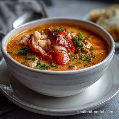 Perfect Lobster Chowder: Velvety New England Classic Recipe Card