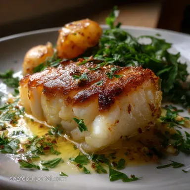 Perfect Sous Vide Cod Recipe: Buttery Flake Recipe Card