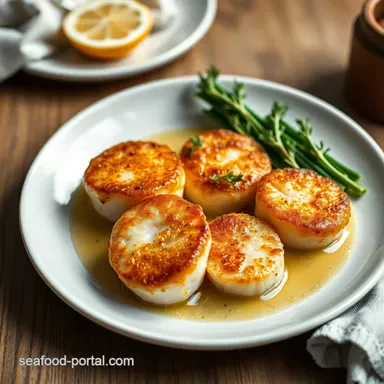 Pan Seared Scallops Recipe: My Foolproof, Golden-Crusted Method Recipe Card