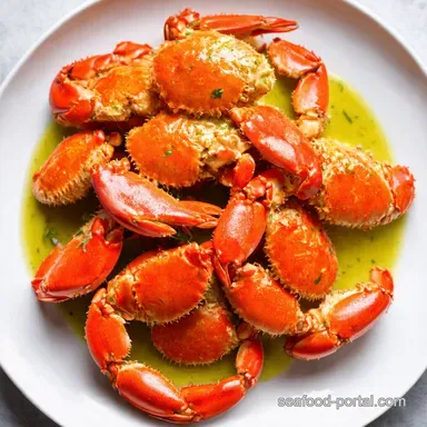 Easy Snow Crab Clusters with GarlicHerb Butter