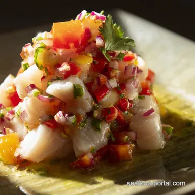Ceviche Peruano A Taste of Sunshine in Every Bite Recipe Card