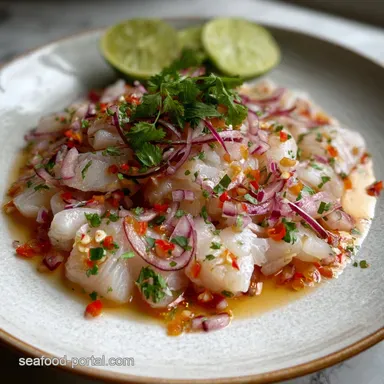 Fish Ceviche: Fresh, Zesty Peruvian Sea Bass Recipe