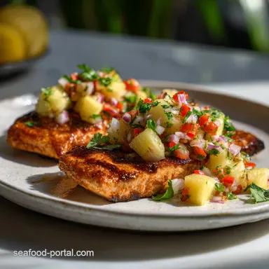 Sweet and Spicy Pineapple Salsa Recipe for Grilled Fish in 15 Minutes