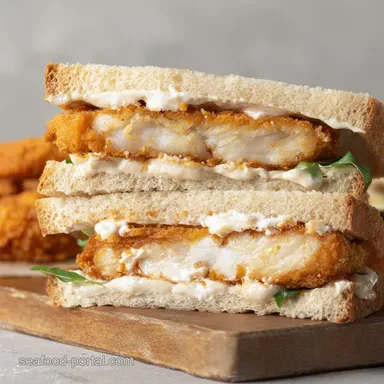 Posh Fish Finger Butty Recipe The Elevated Classic Recipe Card