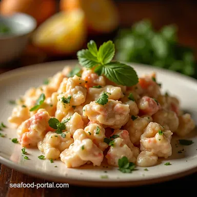 The Best Crab Salad Recipe Fresh Zesty Easy Recipe Card