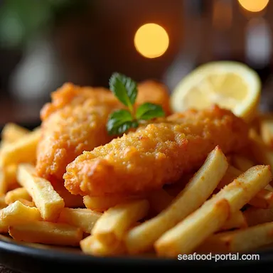 Proper British Fish n Chips Crispy Home Goodness Recipe Card