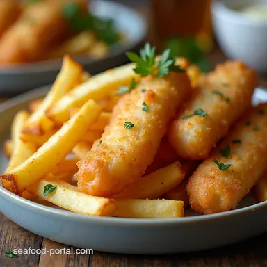 Proper British Fish n Chips Crispy Home Goodness