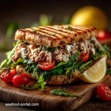 The Best Tuna Sandwich Recipe Fluffy Crisp Full of Flavour Recipe Card