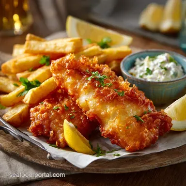 Fish and Chips: Ultimate Crispy Homemade Recipe Recipe Card