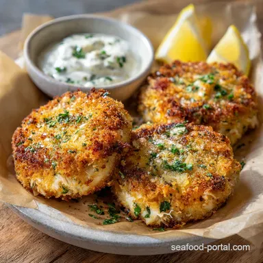 Baked Crab Cakes Golden Crispy Panko Recipe Ready in 1 Hour