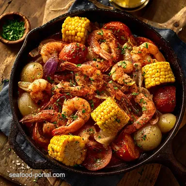 Old Bay Shrimp Boil The Proper Stovetop Recipe 60 Mins Recipe Card