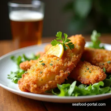 Golden Crunch The Perfect PubStyle Crispy Fried Flounder