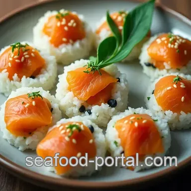 Easy Pumpkin Delight Sushi Balls with Smoked Salmon – The Perfect Fall Treat Recipe Card
