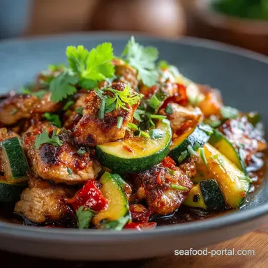 The Quick Fire Chicken Zucchini Stir Fry A Weeknight Winner Recipe Card