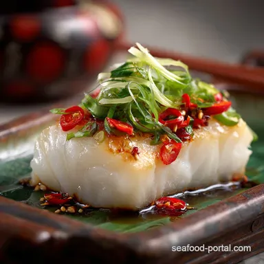 Chinese Steamed Cod Fish: Flaky Fillet in Under 25 Mins Recipe Card