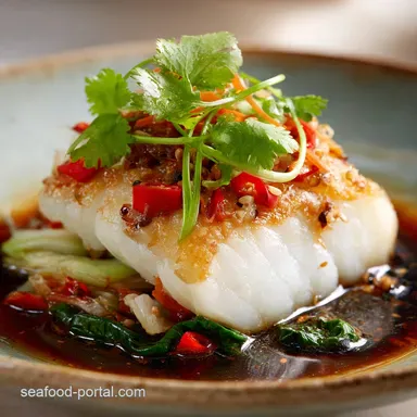 Chinese Steamed Cod Fish: Flaky Fillet in Under 25 Mins