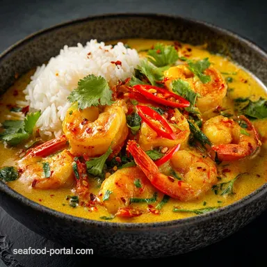 Coconut Shrimp Curry: Speedy, Creamy Weeknight Coconut Prawn Curry Recipe Card