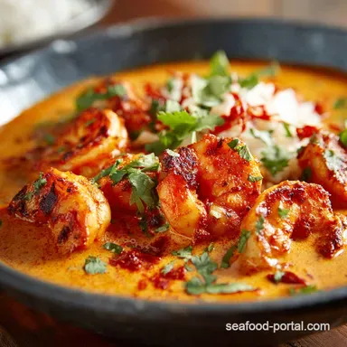 Shrimp Tikka Masala: Creamy, Quick, and Rich Weeknight Supper Recipe Card