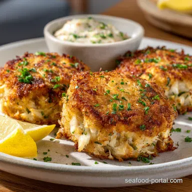 Imitation Crab Cakes: Quick, Crispy Air Fryer Baked Recipe Recipe Card