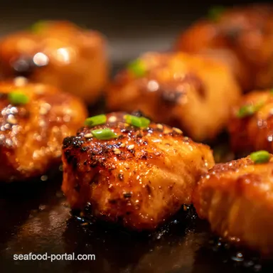 Quick Teriyaki Salmon Bites Ready in Minutes Recipe Card