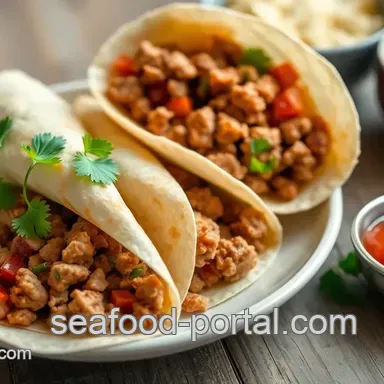 My Family' s Favorite Quick Spicy Ground Pork Flavorful Wraps