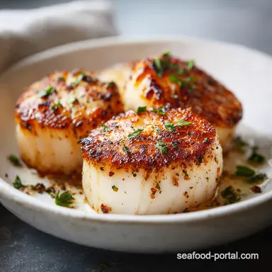Recipe for Scallops: Pan-Seared in 16 Minutes Recipe Card