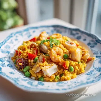 Recipe to Make Paella for 6 Servings Recipe Card