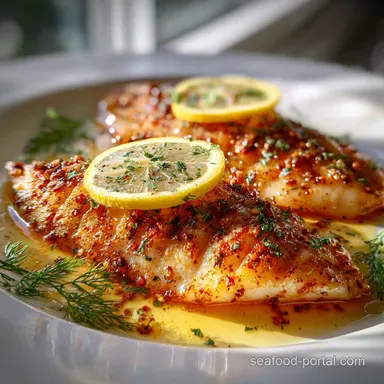 Red Snapper Fillet Recipe with Lemon in 20 Min
