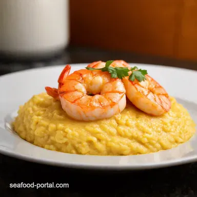 Red Snapper Shrimp Grits with Cajun Cream Sauce Magic Recipe Card