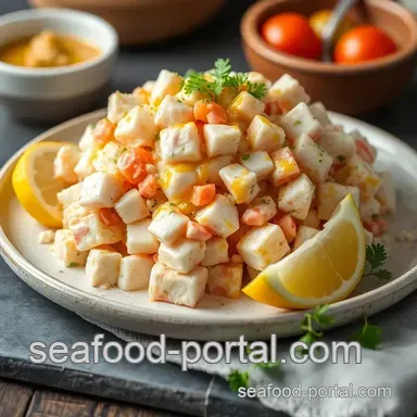 Easy Chilled Crab Salad with Zesty Dressing: A Delightful Summer Treat! Recipe Card
