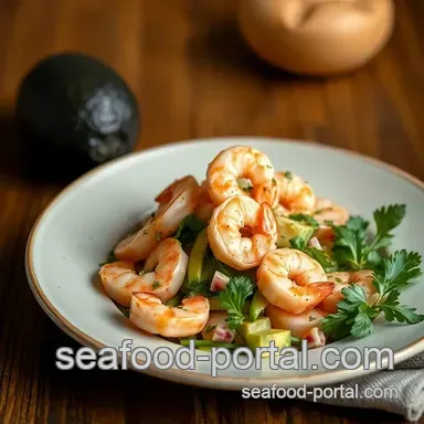 Easy & Delicious Sautéed Shrimp Avocado Salad | Quick & Healthy Magic Recipe Card