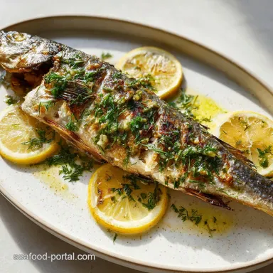 Roasted Branzino with Lemon & Herbs in 30 Min Recipe Card