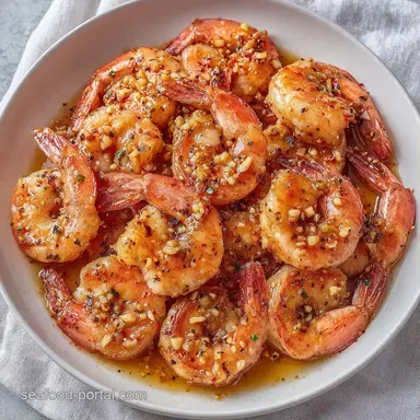 Roasted Garlic Shrimp in 18 Minutes Recipe Card