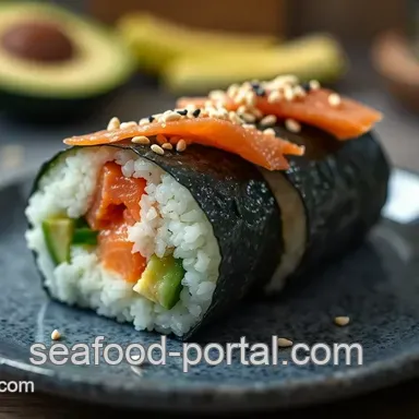 Easy Salmon Avocado Sushi Roll: A Flavorful Homemade Delight