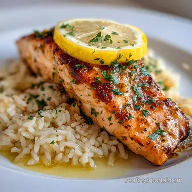 Mediterranean Salmon Rice in 25 Minutes