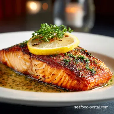Salmon Fish Steak Recipe: 20 Min Sear
