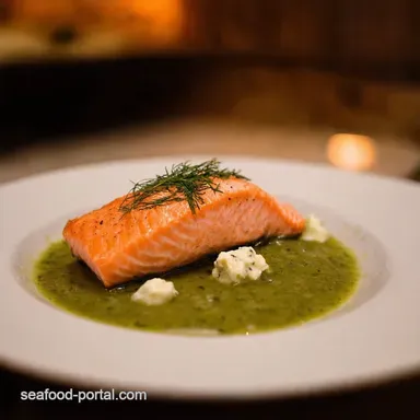 Salmon with Feta Dill Sauce My Greek Getaway Dinner Recipe Card