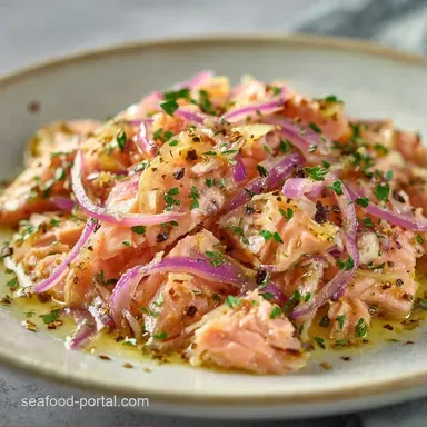 Saut&eacute;ed Canned Salmon in 11 Minutes Recipe Card