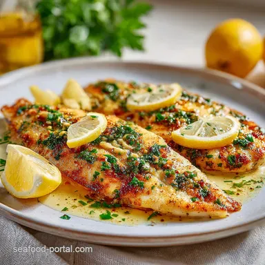 Pan-Seared Tilapia in 17 Minutes Recipe Card
